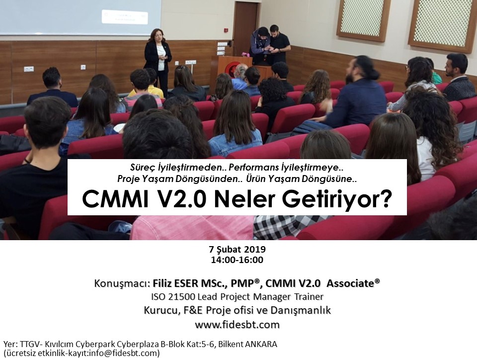 CMMI v2.0 Neler Getiriyor? WorkShop - 7 Şubat 2019